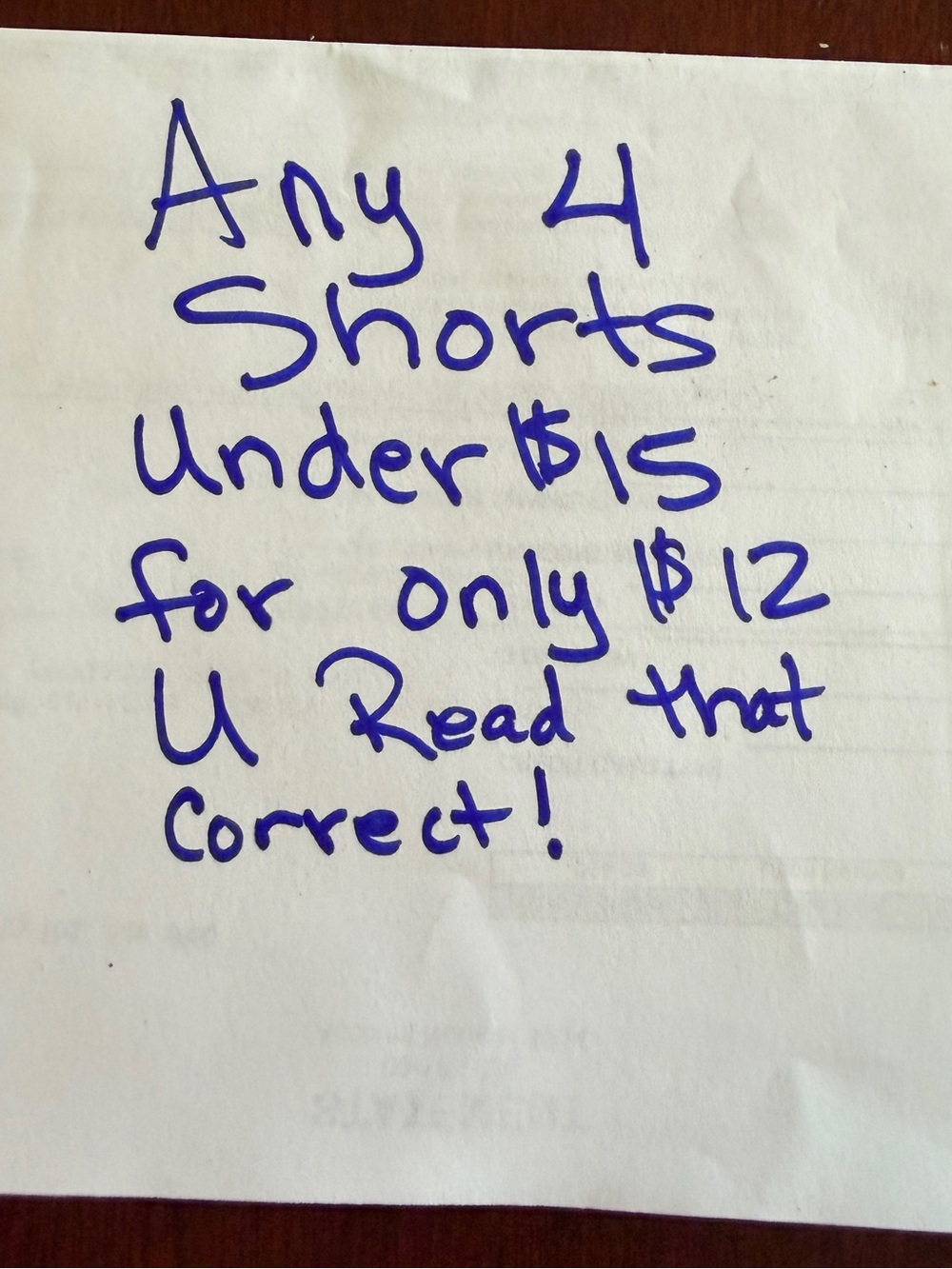 SHORTS
